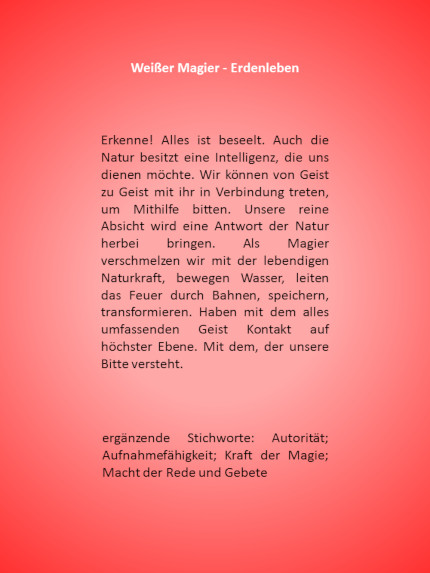 weißer Magier Text